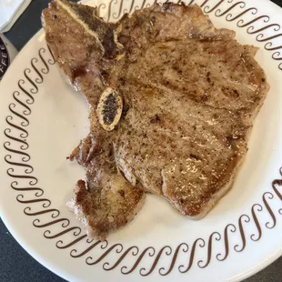 The steak is always juicy and flavorful!