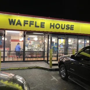 Exterior entrance and signage