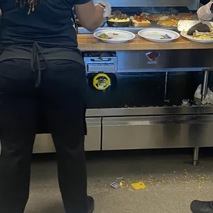 This place is FILTHY! rude workers . How can you work with the food all over the floor