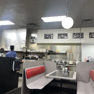 interior, sushi and sashimi