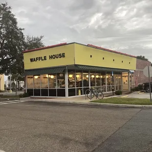 the exterior of the restaurant