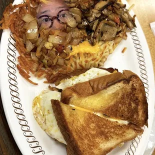 a plate of food on a table