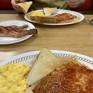 Two-egg breakfast and all-star breakfast