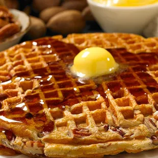 food, waffles