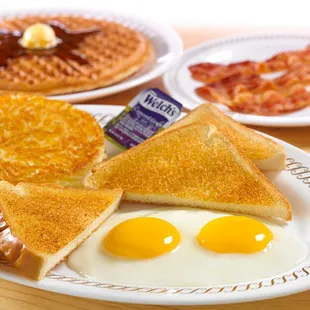 food, waffles