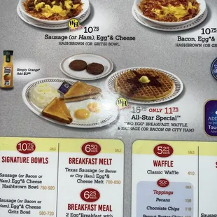 ramen and noodles, menu