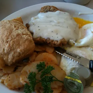 Country Fried Steak Breakfast