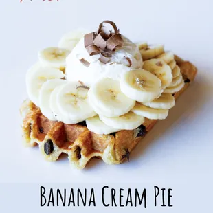 Banana Cream Pie at Waffle Love