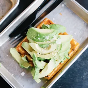 Avocado Toast at Waffle Love