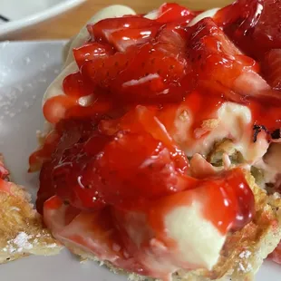 Strawberry cheesecake!