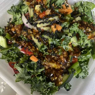 Salads are available