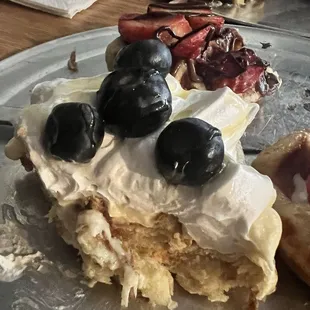 Blueberry lemon cheesecake Blueberry Lemon Cheesecake Waffle