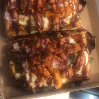 BBQ Chicken Pizza Waffle