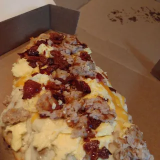 Breakfast Pizza Waffle