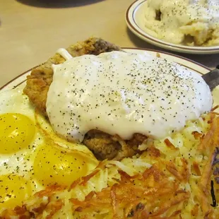 3 Eggs with Chicken Fried Steak