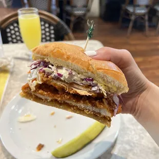 This sandwich was delicious!! South western i believe it was called !! Spicy buffalo chicken!