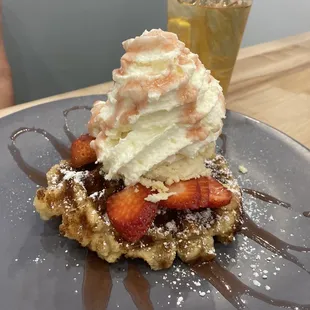 Dessert waffle