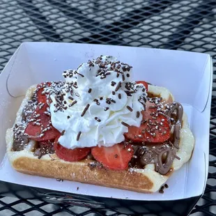 strawberry and nutella! ! ! !