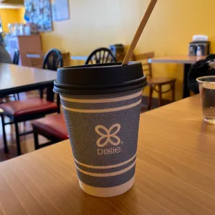 Love the coffee  at Waffles Cafe!  Friendly and Family owed!  Always good to support Family Owed Business!