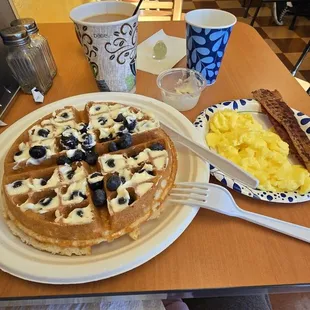 Gluten-free waffle combo, my go-to