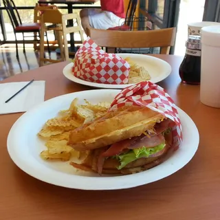 Ham and Bacon Sandwich