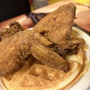 Waffles and wings