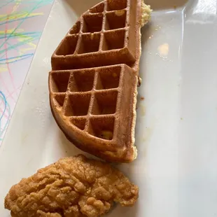 Chicken and waffles