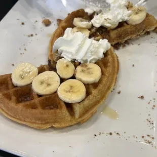 Banana Fosters Waffle