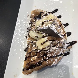 Chicken and Waffles and  Funky Monkey