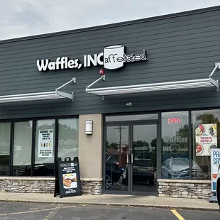 Front entrance to restaurant