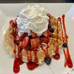MegaBerry waffle