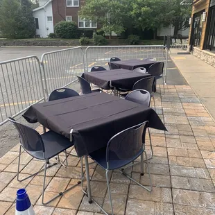 Outdoor seating