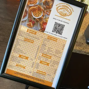 Wafflez-N-Creamz menu