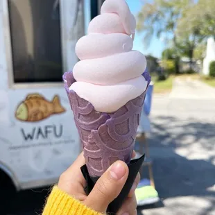 Cherry Blossom soft serve