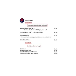 Wafu TOGO Menu (7/11). Place your order through our website www.wafuofjapan.com and follow us on Instagram @wafuofjapansushi_oc