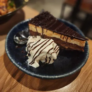 This Chocolate Layer Cake is a great way to end your meal! The cake is sweet but not too sweet! Same with the ice cream!