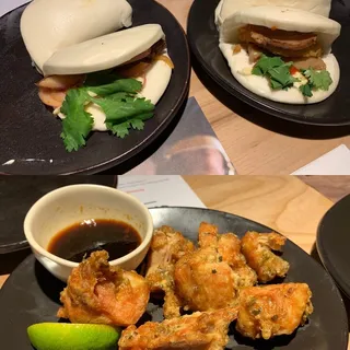 115. pork belly panko apple bao