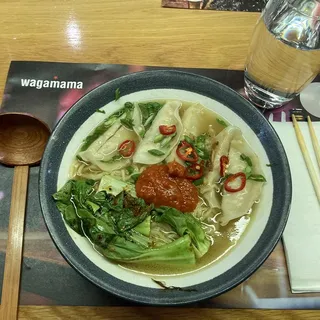 35. chicken gyoza ramen