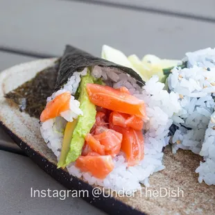 Salmon Avocado Hand Roll