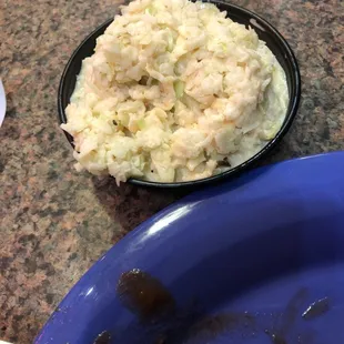 a bowl of rice and a spoon