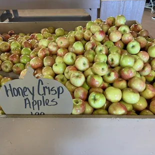 Honey crisp apples.