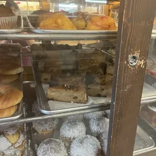 a display of pastries