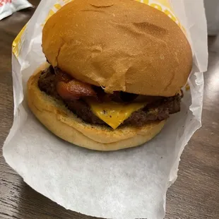 Bacon cheeseburger