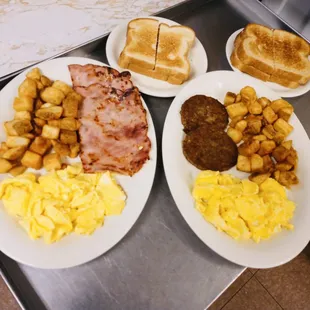 Traditional Breakfast Platter Bacon