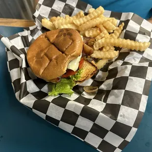 Kickin Bourbon Bacon Grilled Chicken Sandwich