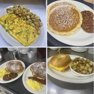 pancakes, food