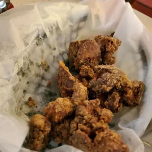 Livers and gizzards