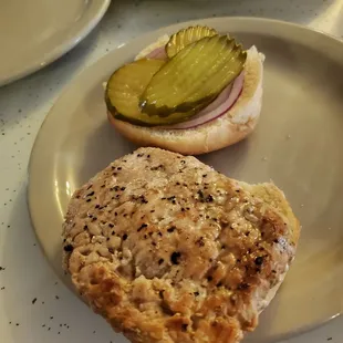 Smaller pork tenderloin but it was delicious