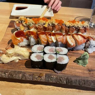 sushi and sashimi, sushi, food, sashimi
