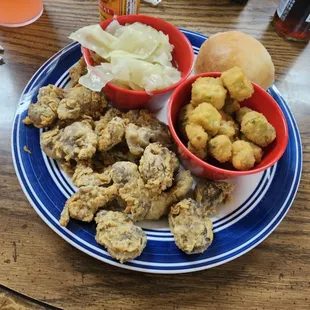 Gizzards, Cabbage and Okra